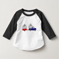 Toddler Valentine Raglan-sleeve T-shirt