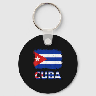Toddler White Cuban La Cubanita Cuba Flag Hispanic Keychain