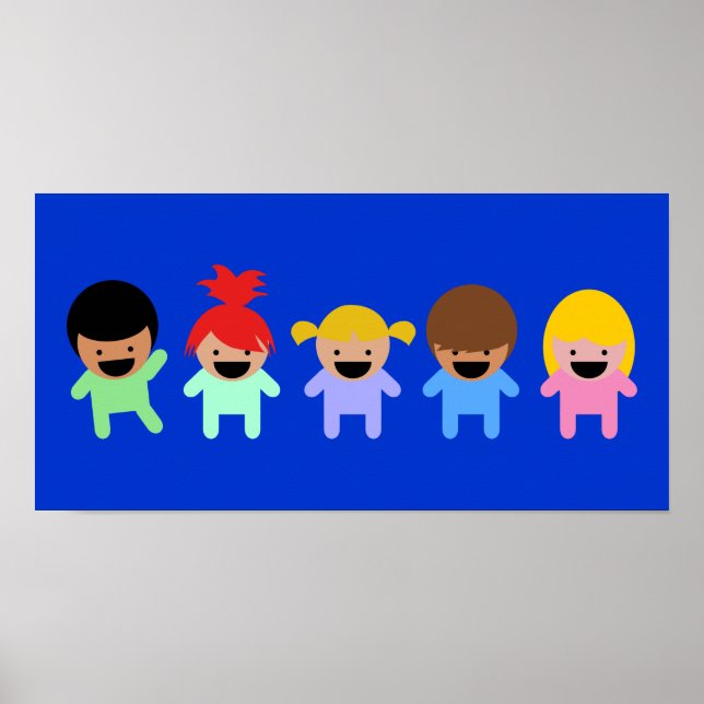 toddlers-303904 COLORFUL ADORABLE CARTOON toddlers Poster (Front)