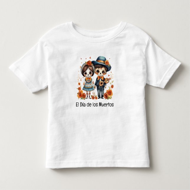 Toddlers Day of the Dead T-Shirt (Front)