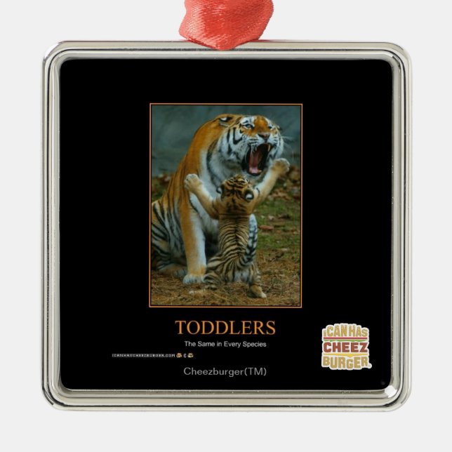 Toddlers Metal Ornament (Front)