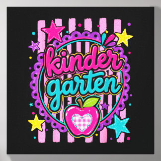 Toddlert Kindergarten Boys Girls First Day Of Canvas Photo Tile