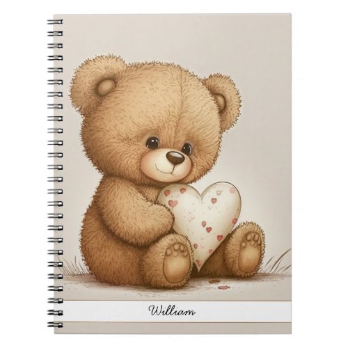 Toddy Bear Notebook