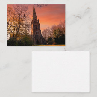 Todmorden Unitarian Church at Sunset Note Card