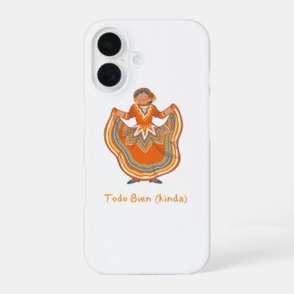 Todo Bien (kinda) Playful Hispanic Heritage Month iPhone 16 Case