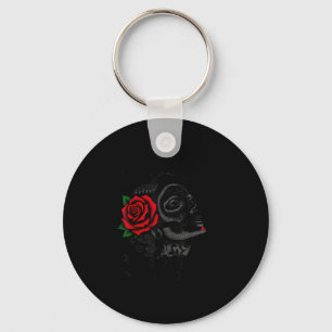 Todo Bien Ya Lloré Sugar Skull Day Of The Dead  Keychain
