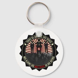 Todos os Animais são iguais Keychain