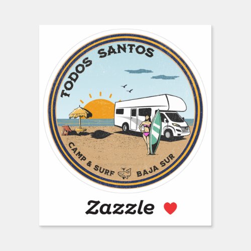 Todos Santos Baja California Sur Mexico Sticker