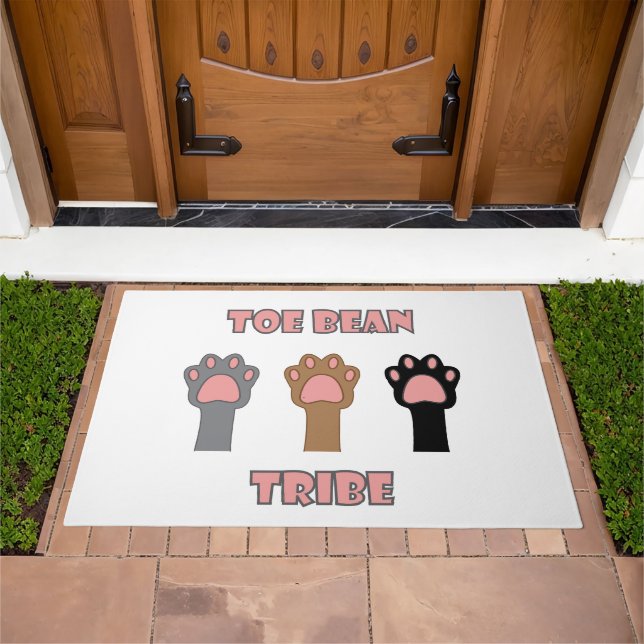 Toe Bean Funny Cat Paws Doormat (Outdoor)