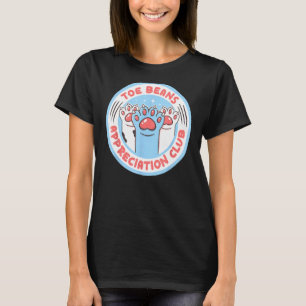 Toe Beans Appreciation Club Cute Paws Cat T-Shirt