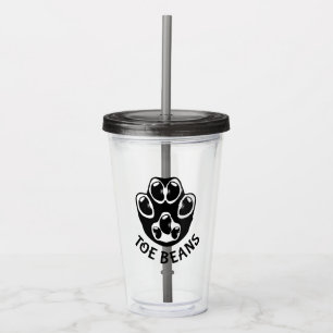 Toe Beans - Black Beans Acrylic Tumbler