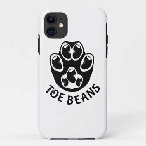 Toe Beans _ Black Beans iPhone 11 Case