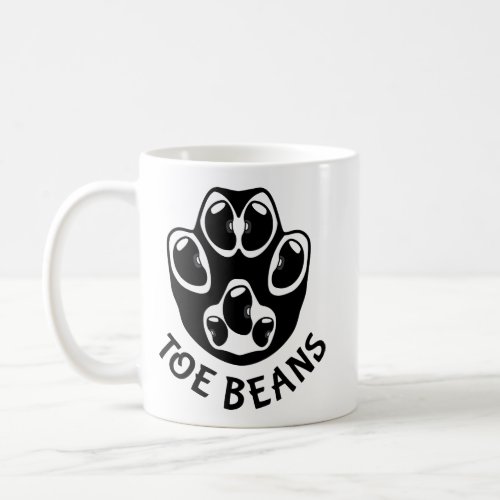 Toe Beans _ Black Beans Coffee Mug