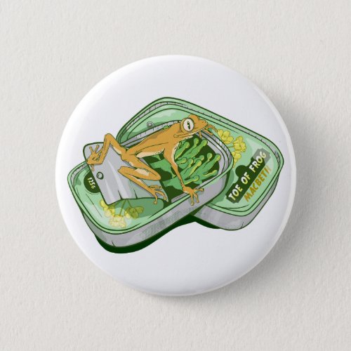 Toe of Frog Witches Spell Shakespeare Button