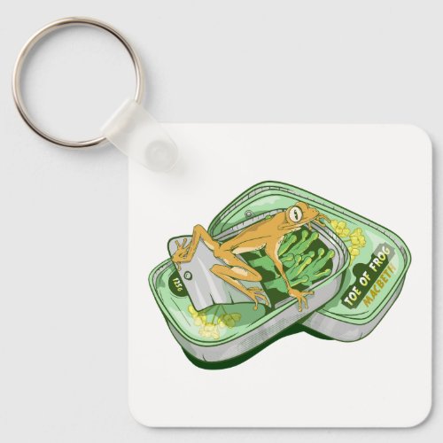 Toe of Frog Witches Spell Shakespeare Keychain