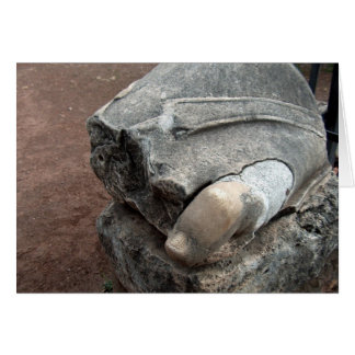 Toe of Statue in Roman Ruins Cards