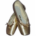 Toe Shoes Ballet Ornament<br><div class="desc">Did your daughter graduate to dancing en pointe this year?  Commemorate the occasion with this cutout ornament.  Or maybe you just love to dance,  and that's why this appeals to you.</div>