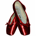 Toe Shoes Ballet Ornament (Red)