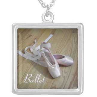 'Toe Shoes' Square Necklace
