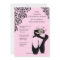 Toe Shoes With Black Lace Invitation