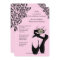 Toe Shoes With Black Lace Invitation