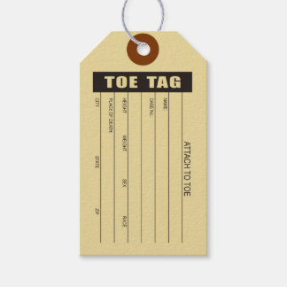 Toe Tag Gifts on Zazzle