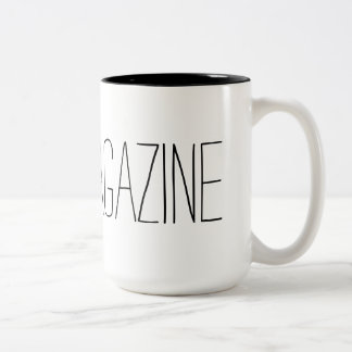 Toes Magazine Mug! Two-Tone Coffee Mug