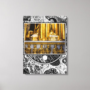 Toes of Gold  Canvas Print
