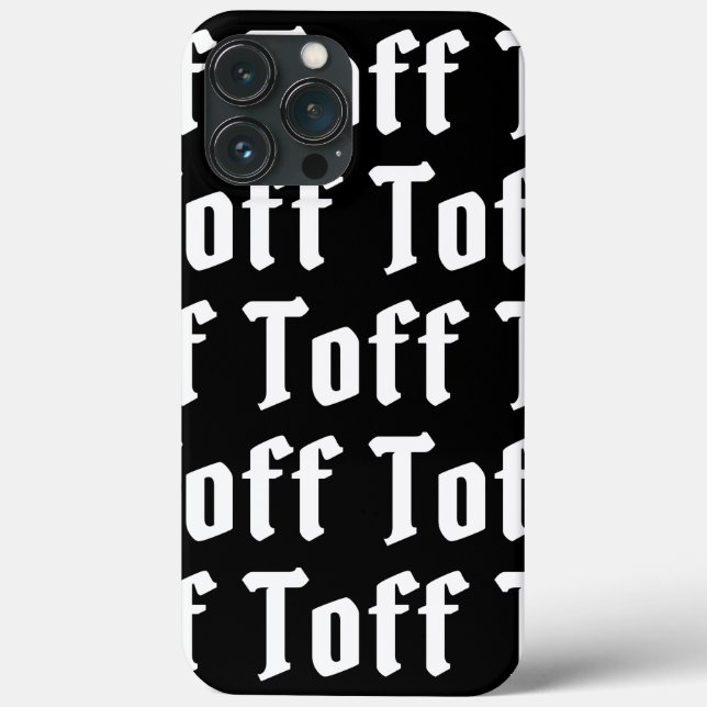 Toff Case-Mate iPhone Case (Back)