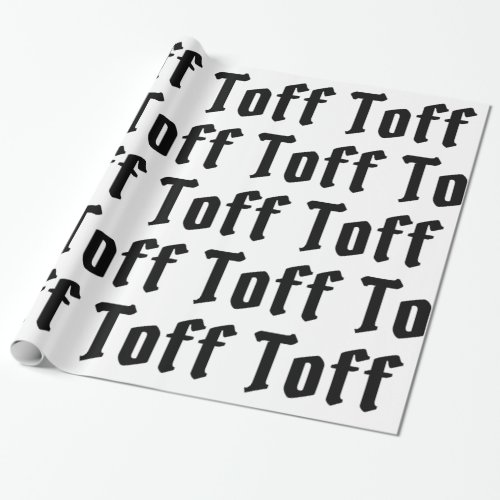 Toff Wrapping Paper