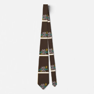 Toffee Rose Neck Tie