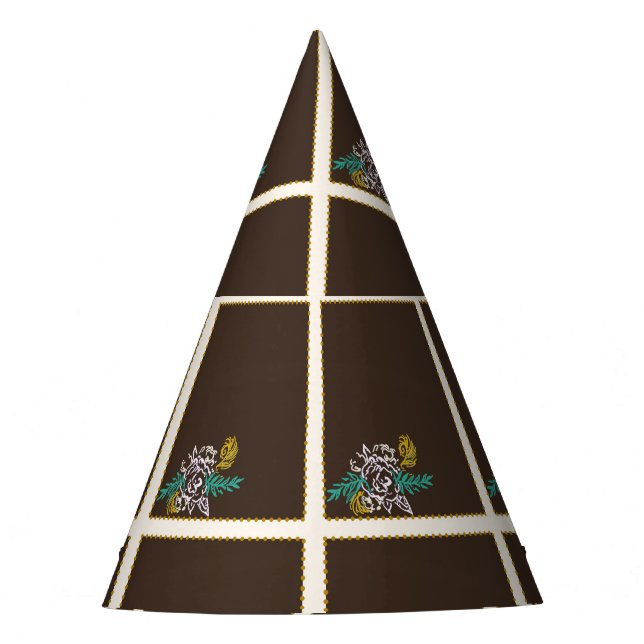 Toffee Rose Party Hat (Front)