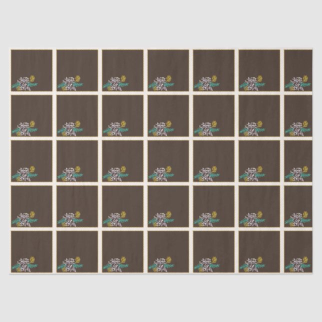 Toffee Rose Tissue Paper (Front)