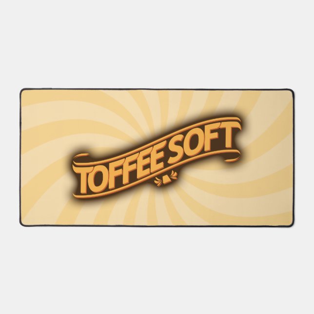 ToffeeSoft Logo Desk Mat (Front)