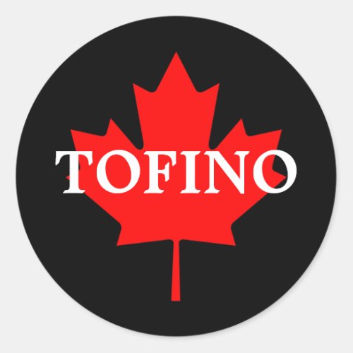 TOFINO CLASSIC ROUND STICKER