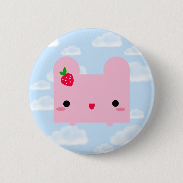 Tofu Bunny Button (Front)