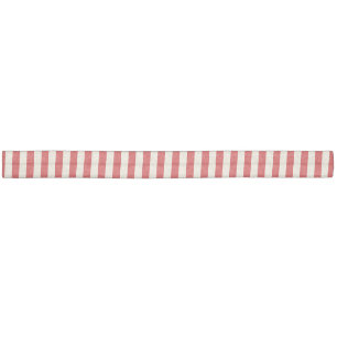 Tofu Cream Postbox Red Stripes Elastic Hair Tie