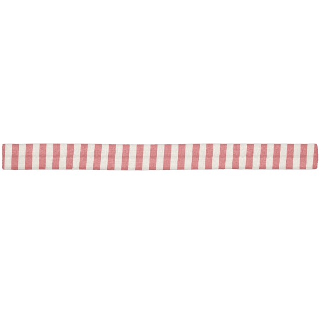 Tofu Cream Postbox Red Stripes Elastic Hair Tie (Unwrapped)