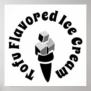 Tofu Flavored Ice Cream Poster