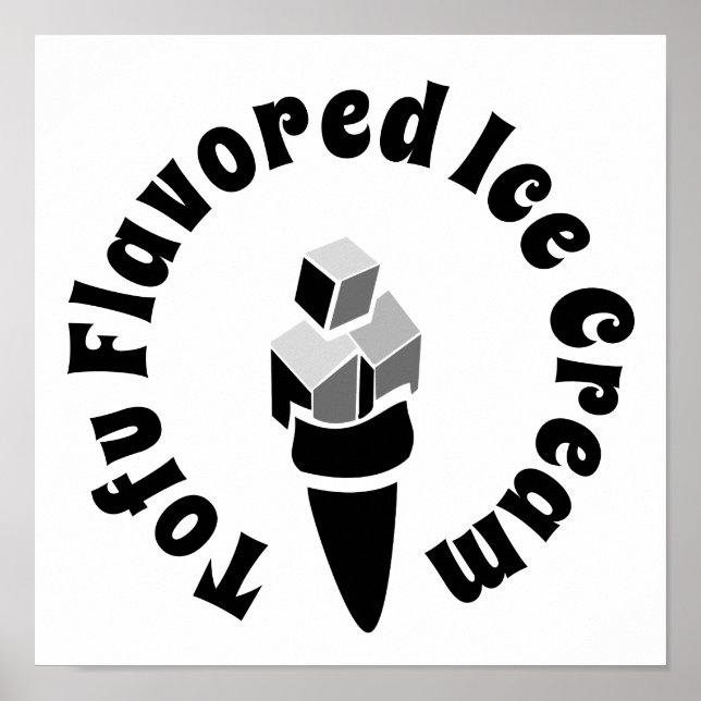 Tofu Flavored Ice Cream Poster (Front)