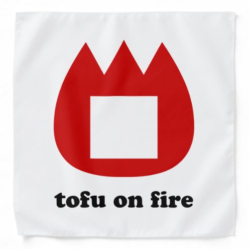  tofu on fire bandana