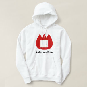 📛 tofu on fire hoodie
