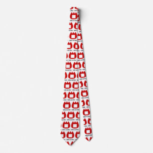 📛 tofu on fire neck tie