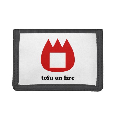  tofu on fire trifold wallet
