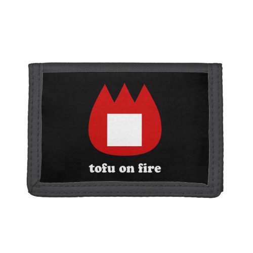  tofu on fire trifold wallet