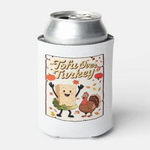 Tofu Over Turkey Classic T-Shirt Can Cooler