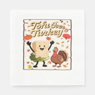 Tofu Over Turkey Classic T-Shirt Napkins
