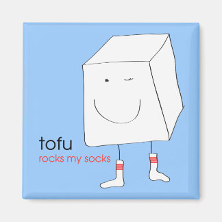 Tofu Rocks My Socks - Magnet