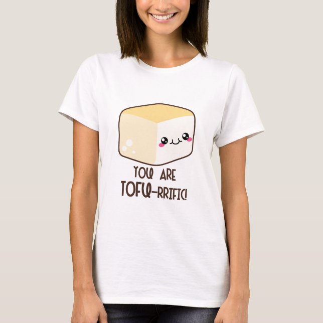 Tofu-rrific Emoji T-Shirt (Front)