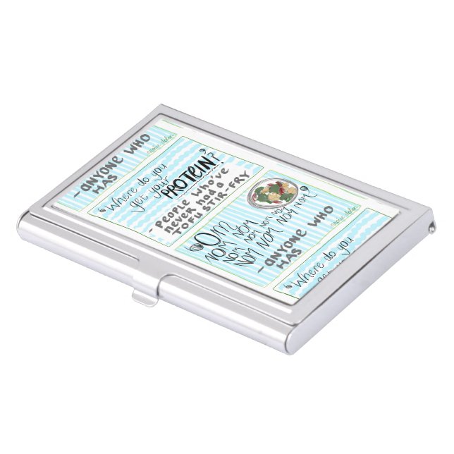 Tofu Stir-Fry Business Card Case (Front)